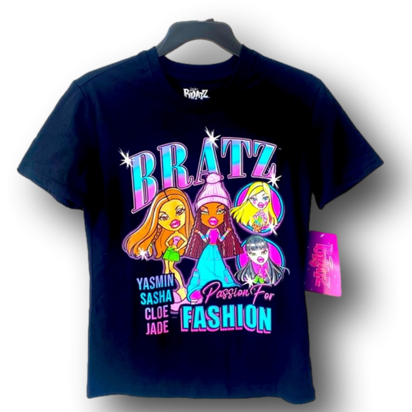Bratz Dolls "Passion For Fashion" Graphic T-Shirt - Size Extra Small XS - NWT - Picture 1 of 3